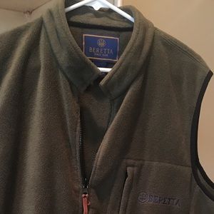 Beretta Fleece vest, XXL, Dark Green.